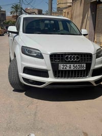 اودي q7 2013 6 سلندر سوبر جارج ماشيه 180 مكفوله 140ورقه 07734532210