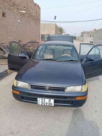 كورلا موديل 92 رقم بغداد بسمي تحويل مباشر السياره مكفوله من الضربه وال...