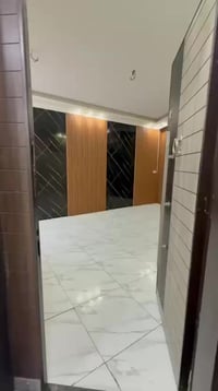 الاعظمية • شقة ارضية شبه زيرو • غرفتين