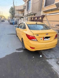 اكسنت موديل ١٦ حادث باب خلفي عكس السايق رقم بغداد باسمي كير محرك تبريد...