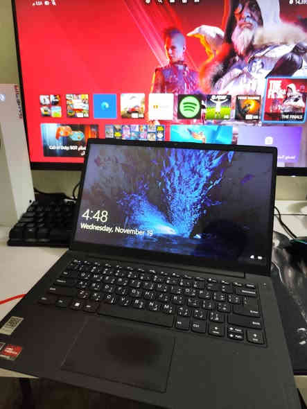 لابتوب lenovo للبيع جهاز نظيف جداً مواصفات حلوة
معالج ryzen5 5600u 
كرت vega 7
تشغل العاب ب اداء حلوة ومقبول تكدرون تشوفون بينشمارك عاليوتيوب رامات16
الجهاز راقي سلم شحن تايب سي بطارية تطول كلش هواي 
اسم الجهاز lenovo k14
السعر 330 بيهة مجال للشراي  مكاني اعظمية ***********
