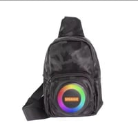حقيبة كتف • سماعة بلوتوث • LED ملونة