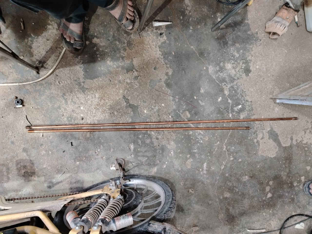 السلام عليكم ورحمة الله
شيش إرث  حديد مطلي نحاس
قياس ١٢٠ سنتيمتر ب٥ الف
قياس ١٥٠ سنتيمتر ٧ الف
***********
