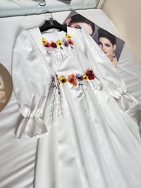 فستان العيد • خامة هوريم • مقاسات ٣٨-٤٨