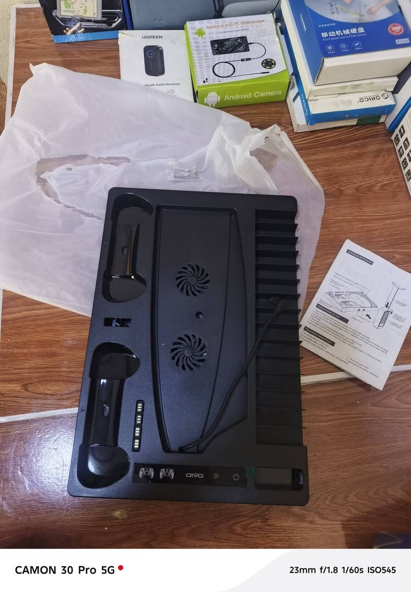 قاعدة ps5 بمنفذ تايب سي  تحتوي على مكان شحن 2 جويستك مع فان تبريد مع أماكن أقراص  النقص الوحيد هو حامل الهيتفون السعر 15 ألف  جديد غير مستخدم


**إذا كنت صاحب هذا الإعلان وتريد حذفه لأي سبب، رجاءا أرسل رسالة إلى الدعم الفني**