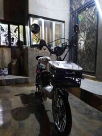 بايسكل شحن للبيع  نوعيه الاصليه  بايسكل جديد بطاريات جدد  تواير وياله ...