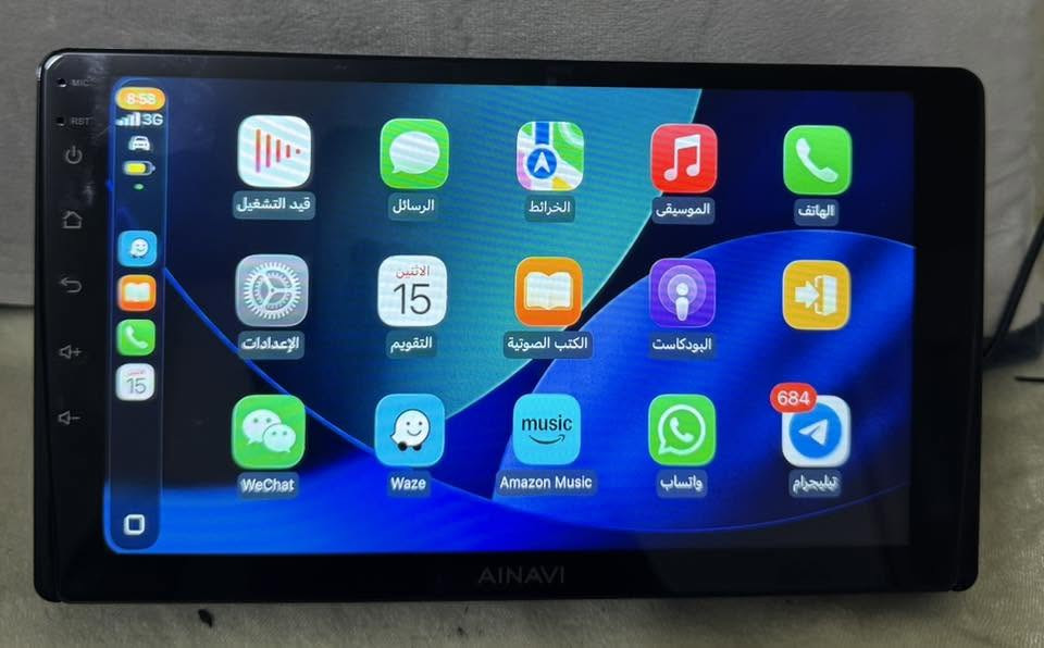 شاشه 9 انج ماركهAlNAVl
اندرويد كار بلي
32ذاكره رام 4
تدعم شريحه 4G
تدعم DVR امامي
تدعم نظام 360 كامرات محيطيه


**إذا كنت صاحب هذا الإعلان وتريد حذفه لأي سبب، رجاءا أرسل رسالة إلى الدعم الفني**