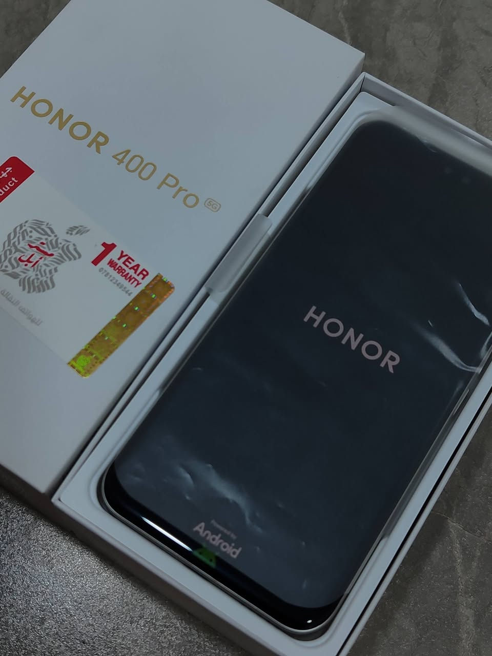 🔥 فرصة نادرة  🔥
📱 Honor 400 Pro
جهاز شبه جديد، استخدام خفيف جداً✨

💎 المميزات:

أداء سريع وسلس وممتع
-كاميرا احترافية لصور وفيديوهات بجودة عالية 📸
-تصميم أنيق  👌
-بطارية قوية تدوم معك طول اليوم 🔋

📦 مع كامل الملحقات الأصلية:

1-الشاحن السريع  100watt⚡
2-الكيبل الاصلي
3-العلبة الأصلية

مع كفر ماك سيف اصلي هدية
 وماسك فولاذ اصلي هدية

🧼 الجهاز نظيف جداً  (حالة ممتازة)
السعر جدا جدا مناسب

📍 الموقع: (الديوانية)

📩 للجادين فقط… راسلني خاص
والأولوية لمن يحسم أولاً 🚀


**إذا كنت صاحب هذا الإعلان وتريد حذفه لأي سبب، رجاءا أرسل رسالة إلى الدعم الفني**