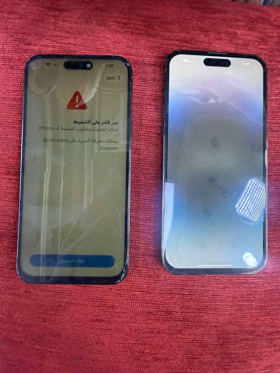 ايفونات 14 برو ماكس
واحد مقفول ايكلود ويحتاجله تخطي
ولثاني قافل ايمي ابيعهن لليحتاج تفصيخ
واحد مضروبتة شاشة ومبدلة مثل ما موضح
بلصور سعرهن ٤٥٠ ثنينهن قفلل مكاني بغداد الشعب رقمي ***********

