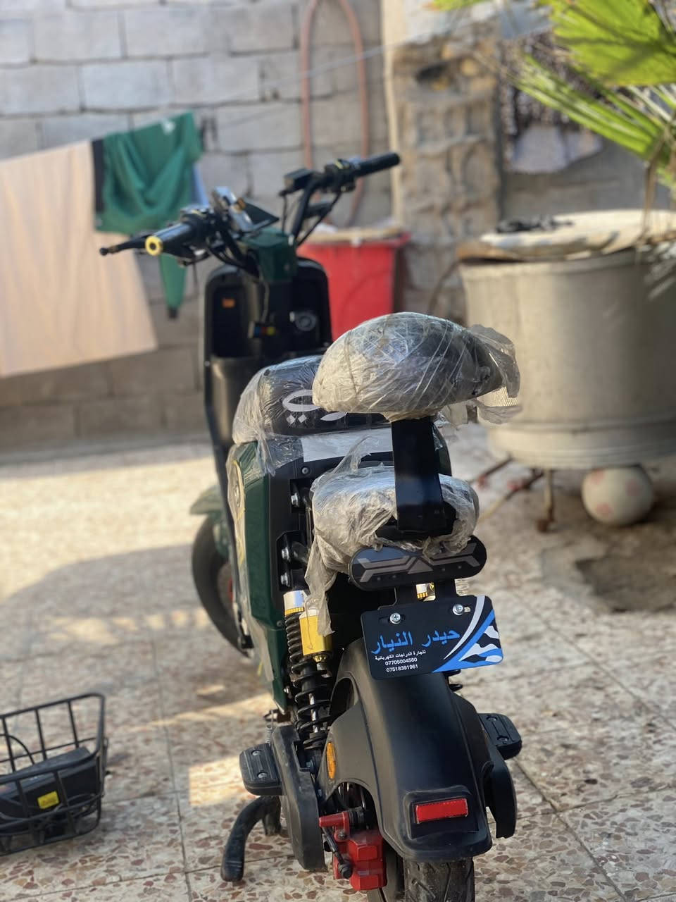 دراجه البيع موديل 2025مستعمله قليل بطاريات 32جدد عل فحص هورن مال سياره وحاطله مال شرطه عنوان بصره عشار***********
