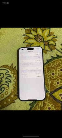 ايفون 15 برو ماكس ذاكره 256 نضيف 100/100  بطاريه 86 جهاز بلادي  السعر ...