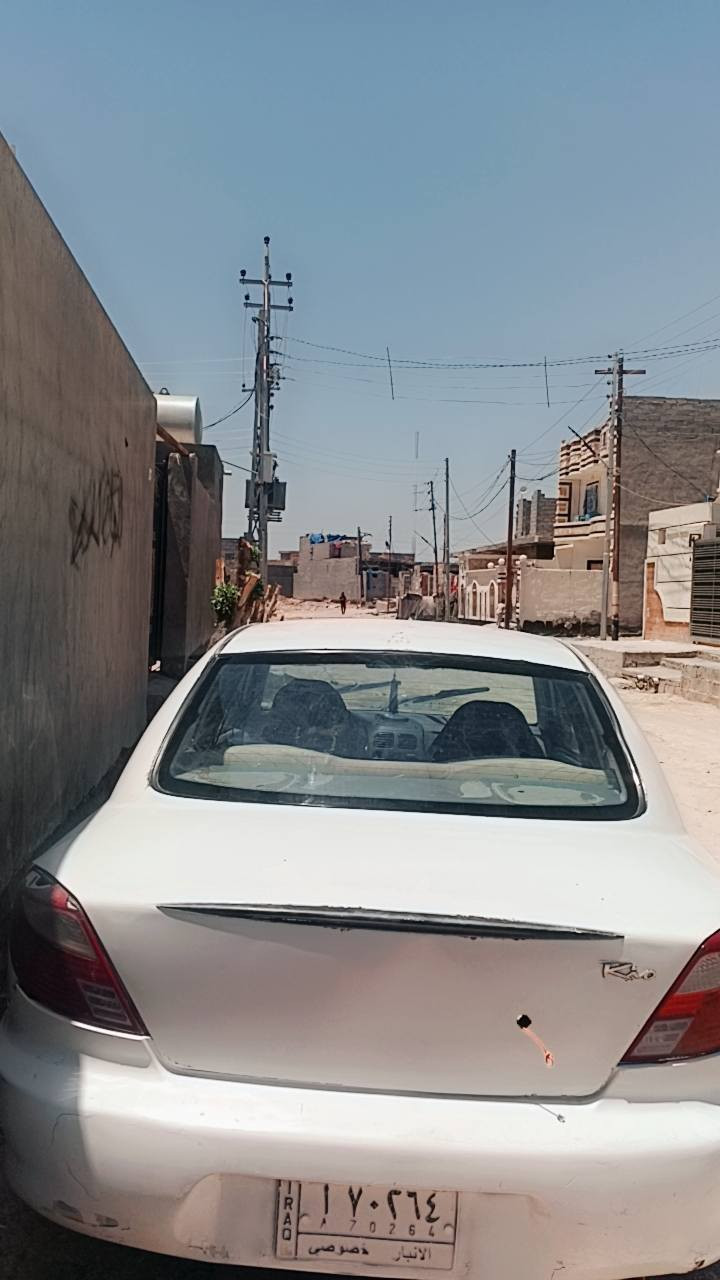 سلام عليكم للبيع كيه ريو موديل 2000 كير محرك خير من الله لا تنقيص ولا تبخير مكان السياره الفلوجه والسعر مناسب للستفسار الاتصال ‏‪***********‬‏
