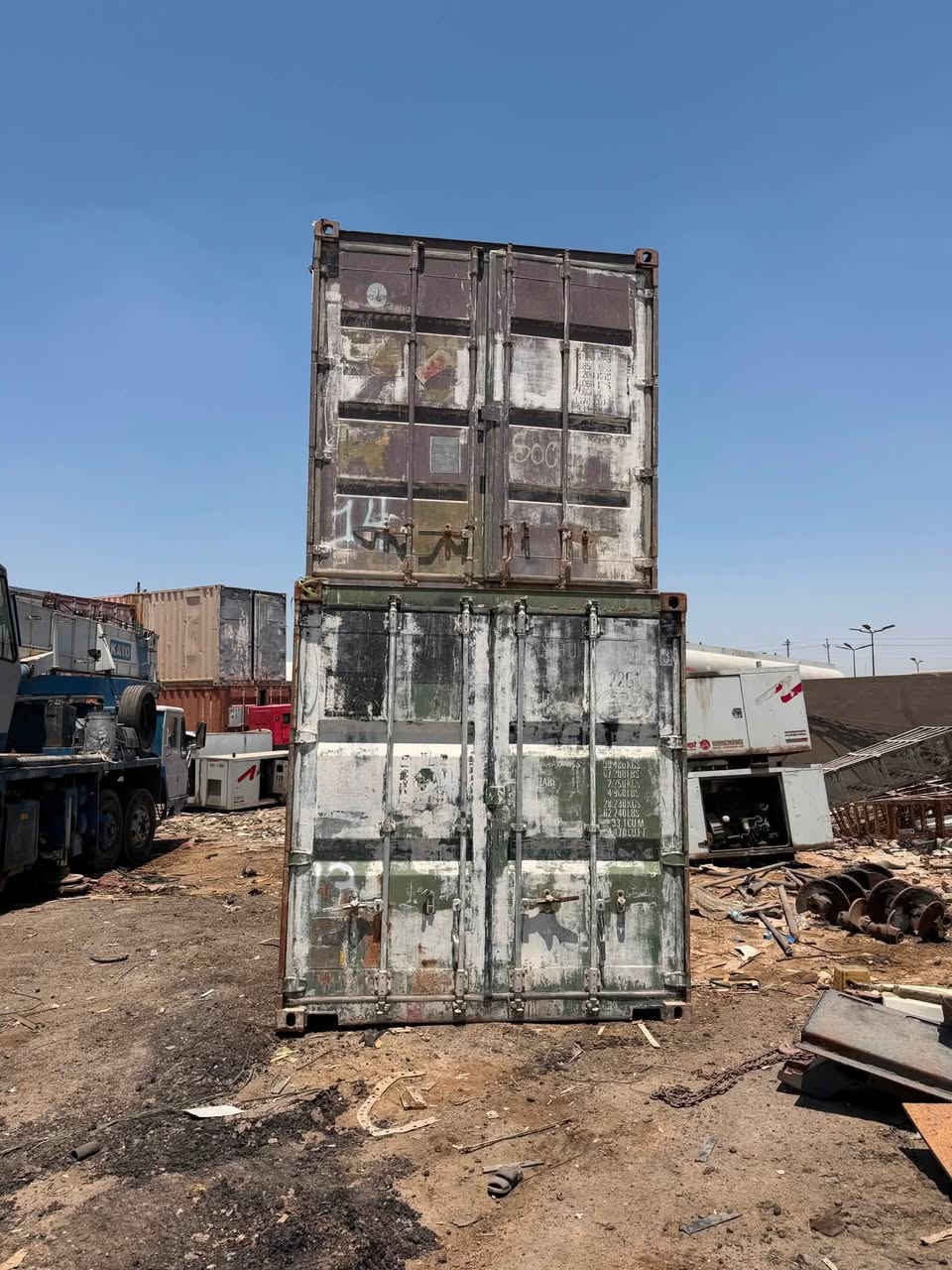 حاويات البيع العنوان بغداد شعب أسعار مناسبة الطول6 متر حاوية حديثة رقم الهاتف ***********📞
