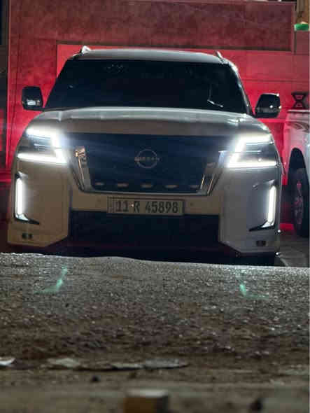 السلام عليكم
نيسان ارمادا ٢٠١٨ محدث ٢٠٢٤ 
مبوغة عام لون ال٢٤ ابيض ثلجي 
السيارة بلاتينيوم فوووول مواصفات  
بيع او مراوس
*********** بغداد
