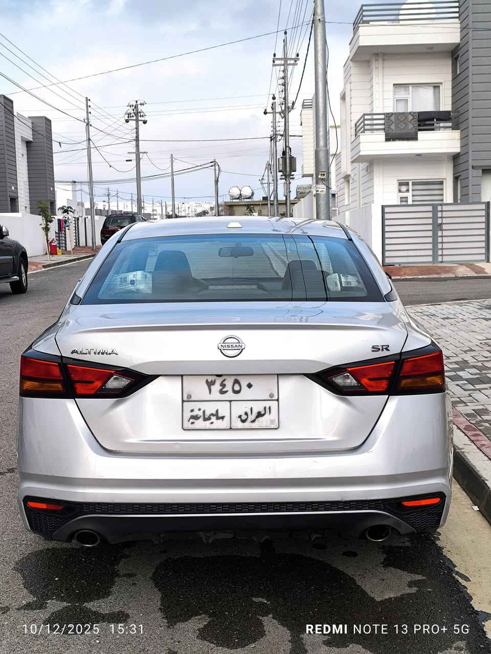 نيسان التيما 2019 فئة SR .
محرك 4 سلندر  2500  

الگير اوتوماتيك

اطارات قياس 19

حساس امامي مع نظام تنبيه الاصطدام .

حساس خلفي مع نظام مراقبة حركة المرور .

حساسات نقط عمياء 

كشن جلد 

شاشة وسطية

شاشة اعطال 

تحكم ستيرن الجهتين 

شفتات ستيرن 

بصمة دخول 

بصمة تشغيل 

تشغيل عن بعد 

اشارة ترحيب 

بصمة صندوق 

لايت ليد

لايت اوتو 

لون سلفر 

صيانة دهن الگير والمحرك مع الفلاتر جديد .

محرك والگير بحاله جيدة . على الفحص .

السونار و صور الحادث مرفق مع الصور .

هذا الرقم  يتبدل برقم اخر جديد 
السعر 138 $

سنوية السيارة نافذة لغاية 2026/2

العنوان كلار 

الاتصال على واتساب ***********
