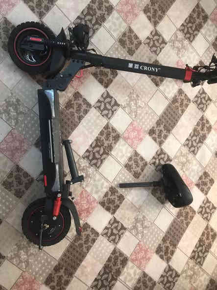 السرعه 70 KM  الفعليه

حجم الملف ٢٠٠٠ واط

5 انضمة قياده مع المشي 

كروز مثبت سرعه

المدى بالشحنه 35 KM

البطاريه ليثيوم  V 48

تحمل وزن 130   KG

الملف نحاس 100%

نضام بريكات دسك امامي خلفي 

نضام تعليق عالي الكفاءه 5 دبل هيدروليك مع الكشن

لايت عدسات زنون 

ايطارات جبليه 

قابل للطي سهل الاءستخدام

السعر 400 الف نهائي اني ماخذه اب 750,000

للأستفسار رقم التلفون ***********
