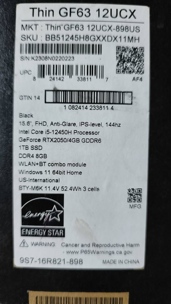 لابتوب للبيع كما مبين مواصفاته بالصور كامل الملحقات ونظيف جدا وسعر البيع النهائي 750 الف مكاني البصرة ***********
