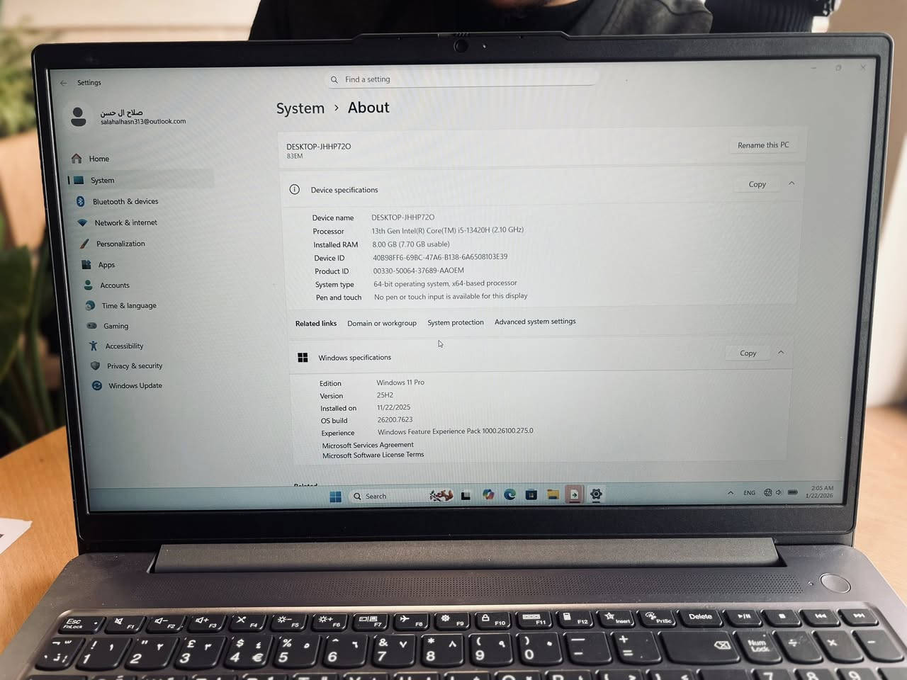 لابتوب لينوفو للبيع
استخدام شهرين ضمان 10 اشهر من شركة النبع
معالج كور i5 H 
جيل 13 
ذاكرة 512
رام 8
حجم الشاشة 15.6 - 4K 
سعر 600 مع ماوس لينوفو بلوتوث + ماوس باد من لوجتك 
***********
