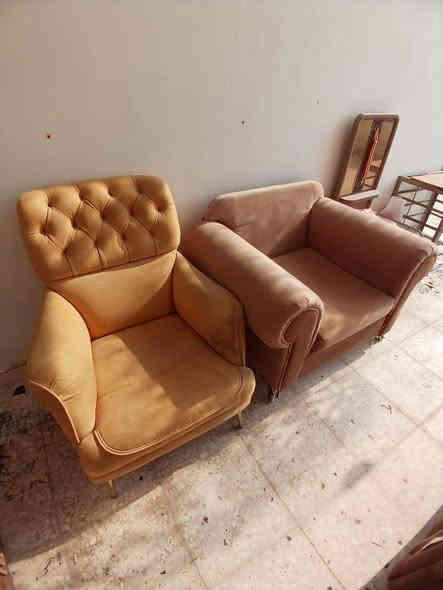 السلام عليكم  للبيع قنفه  ٢ گراسي ..السعر ١٢٠ موجودات كربلاء حي السلام  ***********
