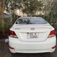 سيارة اكسنت مديل 2014خليجي 1600قطرتين دوش المرغوب كير محرك مكفول سيارة...