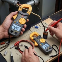 كلامب ميتر • ملتي ميتر • فحص 220V