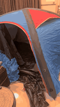 خيمه نفخ أصلية شتائية الطول 220سم العرض 190سم الارتفاع 115سم كاملة منف...