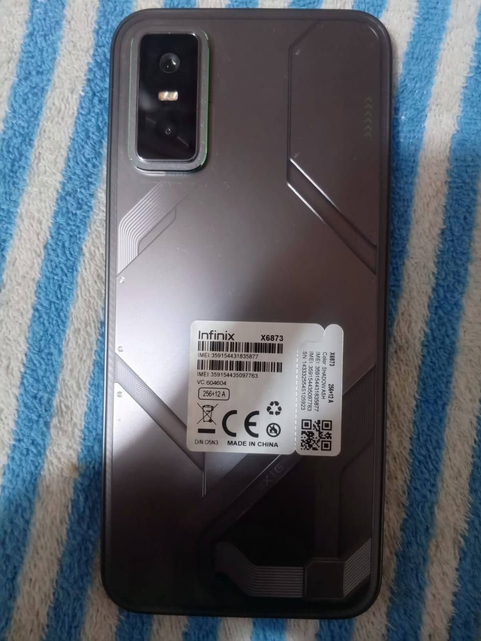 السلام عليكم شباب
جي تي 30 برو نظافه 100%
ذاكره 256 ملحقاته وياه كلها
السعر 350 بي مجال قليل 
العنوان النجف الاشرف


**إذا كنت صاحب هذا الإعلان وتريد حذفه لأي سبب، رجاءا أرسل رسالة إلى الدعم الفني**