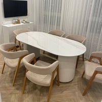 طاولات سفرة مودرن • زان روماني • مخمل مستورد