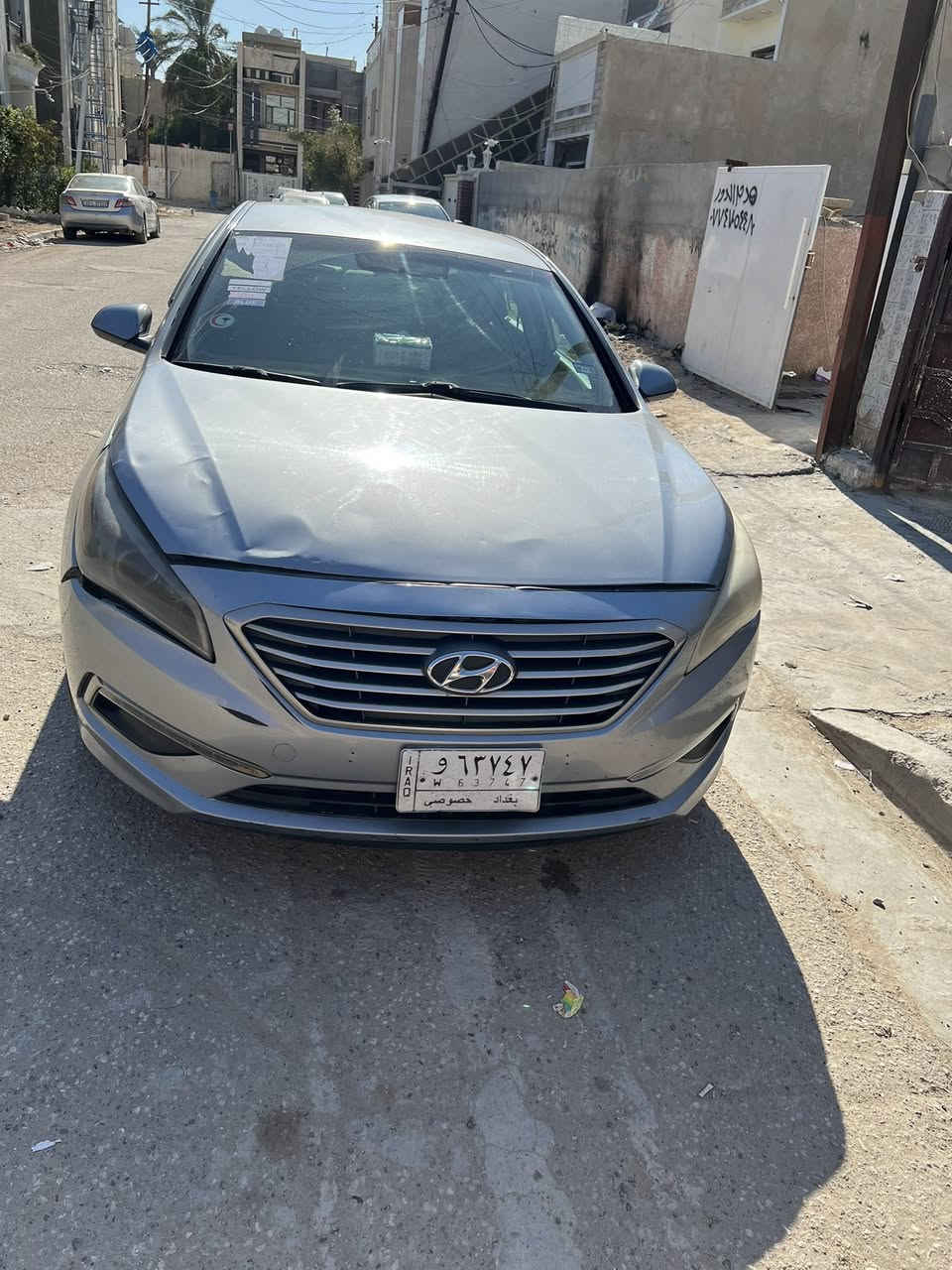 سلام عليكم سوناتا البيع موديل 2015 حادث بيه باب وجاملغ  
كير ومحرك خير  من الله. سعر 110 وبيه مجال حك الجيه شي وإذ اكو مراوس كامري 

مكان سياره بغداد نفق شرطه 

‭0781 118 3001‬ وبي وتساب
