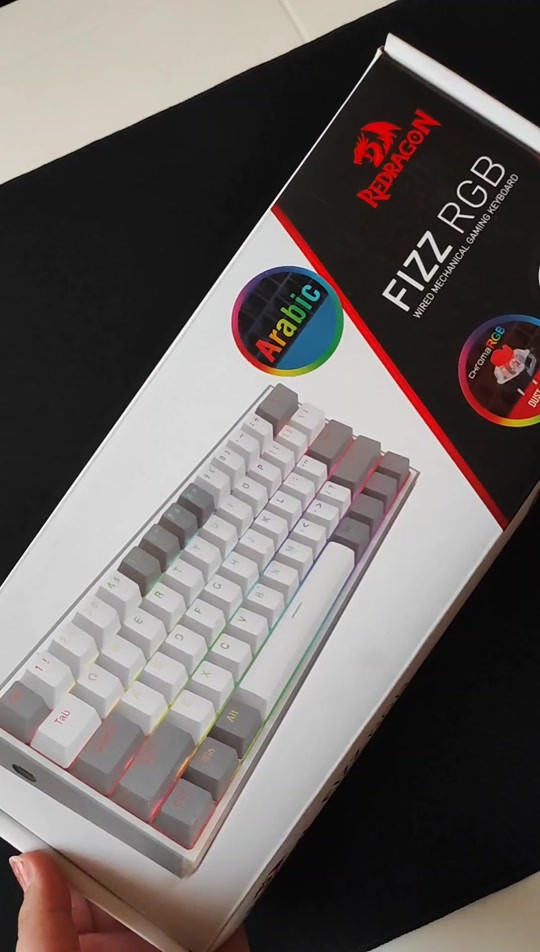 ​🎮 كيبورد الألعاب الميكانيكي Redragon K617 Fizz RGB 🎮 للحجز واتساب 🧩*********** (نسخة مدعومة بالحروف العربية 🇸🇦/🇬🇧) ​✨ أبرز المميزات: ​حجم مدمج 60%: يوفر مساحة كبيرة لحركة الماوس ومثالي للألعاب🎀 ​سويتشات ميكانيكية حمراء (Red Switches): استجابة فائقة السرعة مع صوت هادئ ومريح للطباعة واللعب👾 ​إضاءة RGB Chroma: أنماط إضاءة متعددة وألوان مبهجة قابلة للتعديل. ​خاصية Hot-Swap: إمكانية تغيير المفاتيح بسهولة✳️ ​💡 الخيار الأفضل للالعاب وصناع المحتوى يجمع بين الأداء القوي والسعر المنافس! . يتوفر توصيل لجميع محافظات العراق 🇮🇶  #العاب #كيبورد #كيبوردات #العراق 
