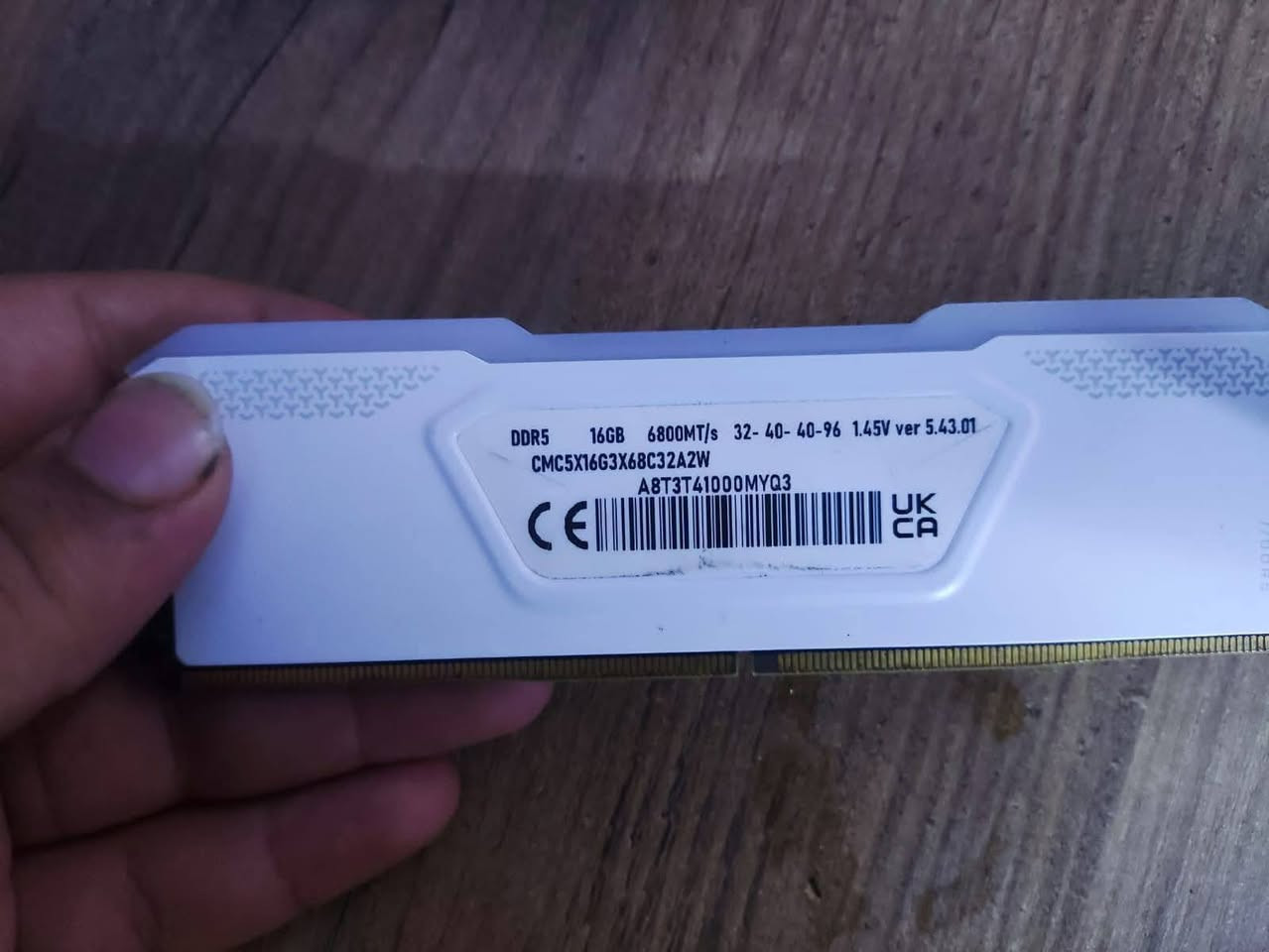 رام كورسير فنجن DDR5 16g Rgp تردد خيالي 6800 وار جي بي مكاني بغداد عندي توصيل  سعر 250


**إذا كنت صاحب هذا الإعلان وتريد حذفه لأي سبب، رجاءا أرسل رسالة إلى الدعم الفني**