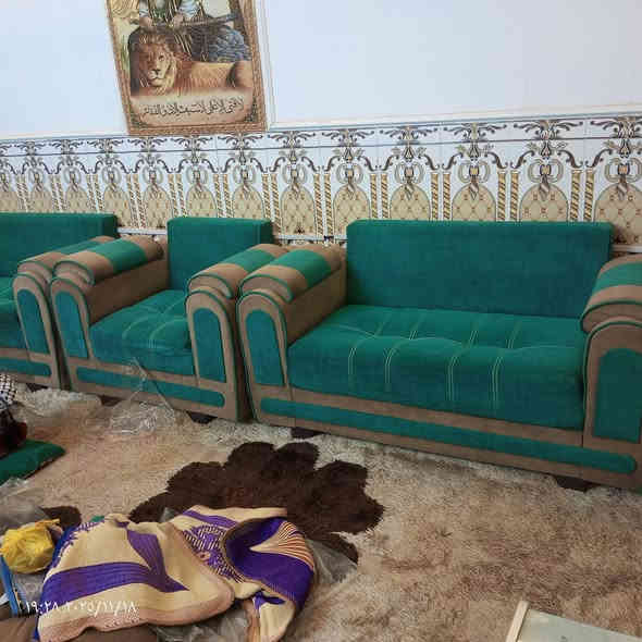 تخم تركي 10مقاعد مع عشره كوشات اخو الجديد مستخدم شي قليل سعر 400 مكاني الشعب حي الجزائر الستفسار عل  ***********
