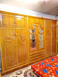 اللهم صل على محمد وآل محمد... غرفة اخشاب صاج تسكام درجه أولى داخل وخار...