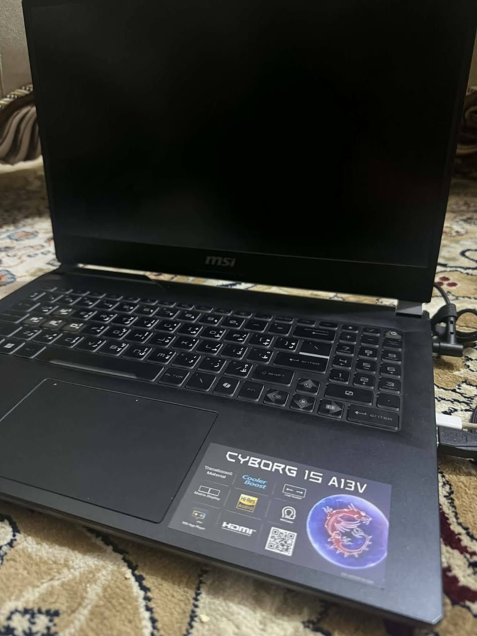 لابتوب msi للبيع استخدام قليل جداً بعده داخل الضمان للاستخدام الهندسي والبرامج التصميم 

الموديل: MSI Cyborg 15
• المعالج: Intel Core i7-13620H
• الذاكرة (RAM): 16GB
• التخزين: 1TB SSD
• كرت الشاشة: RTX 4060 (بذاكرة 8GB)
مع كارتون الشركه وشاحن الشركه الاصلي 
السعر مليون و 350 والالعاب


**إذا كنت صاحب هذا الإعلان وتريد حذفه لأي سبب، رجاءا أرسل رسالة إلى الدعم الفني**