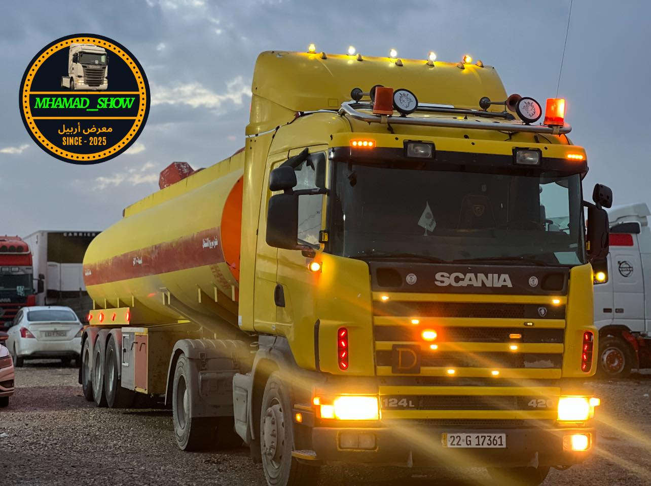 سلام عليكم 
ماشاءالله تبارك الله✅  
نوع سيارة/ إسكانا  تك ويل دبل قمارة سبرينك امامي    
نوع صهريج/ فصال موصل ثلاث محاور دبل تاير بلادي 
موديل راس/ 2004
حجم/ R420
لون/ اصفر 💛
قماره / ناصي 
مواصفات/ تبريد- رتايدر - سوبا  - كاسيحه- بوري بلاجيكتور  
گير/ عادي كلاج
رقم/ أربيل جديد
سنوية جديد
سعر كامل/ 265$ شدتين و خمسة و ستين ورقة بيها مجال 26,500$ دولار
استفسار 
*********** محمد
*********** ابو علي
*********** ئامانج
*********** ابو ميلان
*********** ابو جاسم
عنوان/ معرض أربيل - أربيل - طريق كركوك - قشتبه - مقابل شريكه أوزير 
 رجاء الاتصال قبل الساعة ١٠ لليل
استفسار 
موقع معرض 
https://maps.app.goo.gl/8UyDNR9GPi6D7iiZA?g_st=ipc
