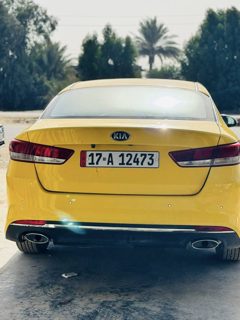 كيا اوبتما           معرض سيد حسام الشرفي
                2017 خليجي
اصفر رقم مثنى الدولي تكسي
سيارة جديده ونظيفه
      بيها بنيد فقط 
كير ومكينه نظيف
المكان بابل الشوملي قرب السيطرة
للاستفسار 
*********** سيد عباس
