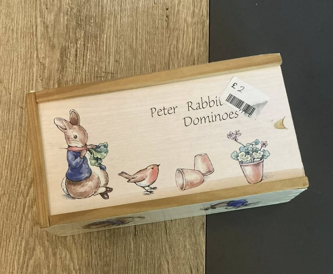 دومينو خشب للآطفال ، اصدار قديم (جديد غير مستخدم)
🍓السعر (3) الف دينار ..
💥ماركة شخصية الارنب بيتر 
💥العدد (28) قطعه ..

#دومنة #دومنه_اطفال #العاب_اوربيه #العاب_خشبيه #خشبيات #جيل_القديم #العاب #انتيكه #انتيكة_خشب


**إذا كنت صاحب هذا الإعلان وتريد حذفه لأي سبب، رجاءا أرسل رسالة إلى الدعم الفني**