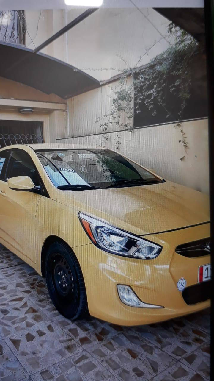 اكسنت موديل 2015 رقم انكليزي مصفرة هيئة وغرامات  مكينة مجفت جديد مكان السيارة بغداد اتصال على الرقم *********** السعر 85وبيها مجال بغداد, العراق
