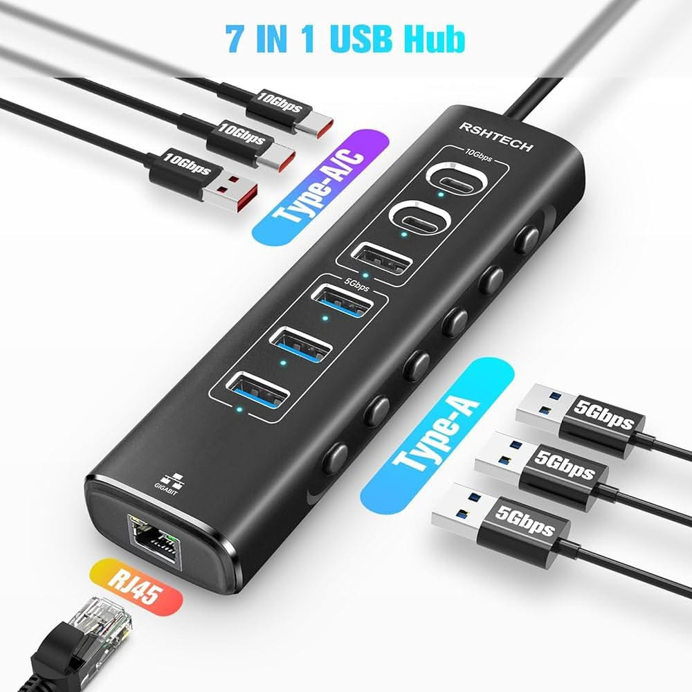 🔌 موزع منافذ RSHTECH 7-in-1 Hybrid USB Hub✨ 7 منافذ في جهاز واحد: يوسع منافذ كمبيوترك لتوصيل كافة أجهزتك معاً.⚡ سرعة نقل فائقة: منافذ تدعم سرعات تصل إلى 10 جيجابت/ثانية لنقل الملفات الكبيرة في ثوانٍ.🔘 تحكم ذكي ومستقل: مفتاح تشغيل/إيقاف خاص لكل منفذ مع إضاءة LED مدمجة لتوفير الطاقة.🔋 طاقة مستقرة وقوية: يأتي مع محول طاقة خارجي لضمان تشغيل الهاردوير والأجهزة الثقيلة دون انقطاع.💻 توافق مرن: كابل هجين مدمج 2 في 1 يدعم منافذ USB-A و USB-C معاً
السعر والاستفسار خاص


**إذا كنت صاحب هذا الإعلان وتريد حذفه لأي سبب، رجاءا أرسل رسالة إلى الدعم الفني**