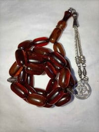 مسبحة سندلوس تركي قديم ٣٣ حبة القطعة مميزة وانيقة جدا تواصل واتساب 077...