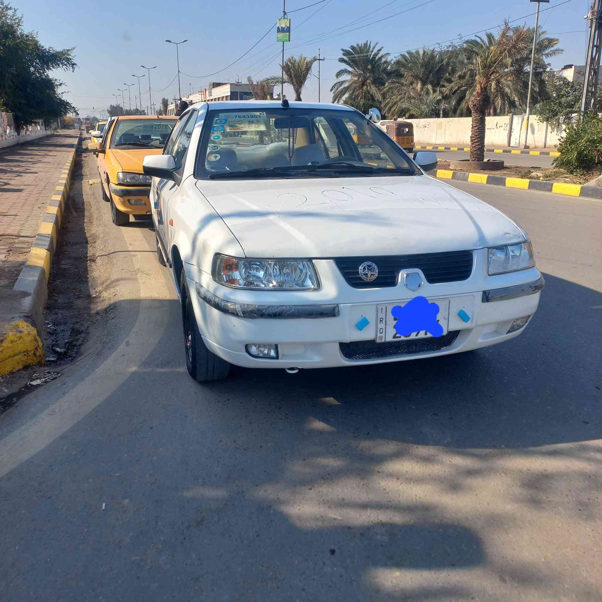 للبيع سمند موديل ١٠سياره بلاد كفاله محرك كيرحداده سياره خير من الله جاهزه رقم واسط شرط التحويل سعر ٤٥مكان عماره مجر***********
