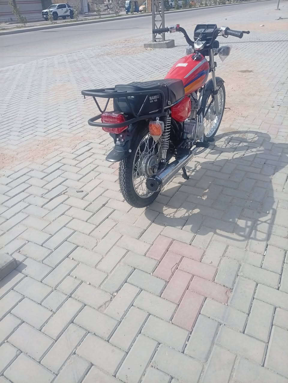 للبيع دراجه كل زيرو شاصي 16 اول يوم الها تطلع بالشارع كل الزيرو شرط احمد شهاب غرابا مختمه احمد شهاب اوراق اصليه شراي بيجي خاص او ينتصر الرقم***********)(سعر 850 مال متوازي محرك نانا اصلي
