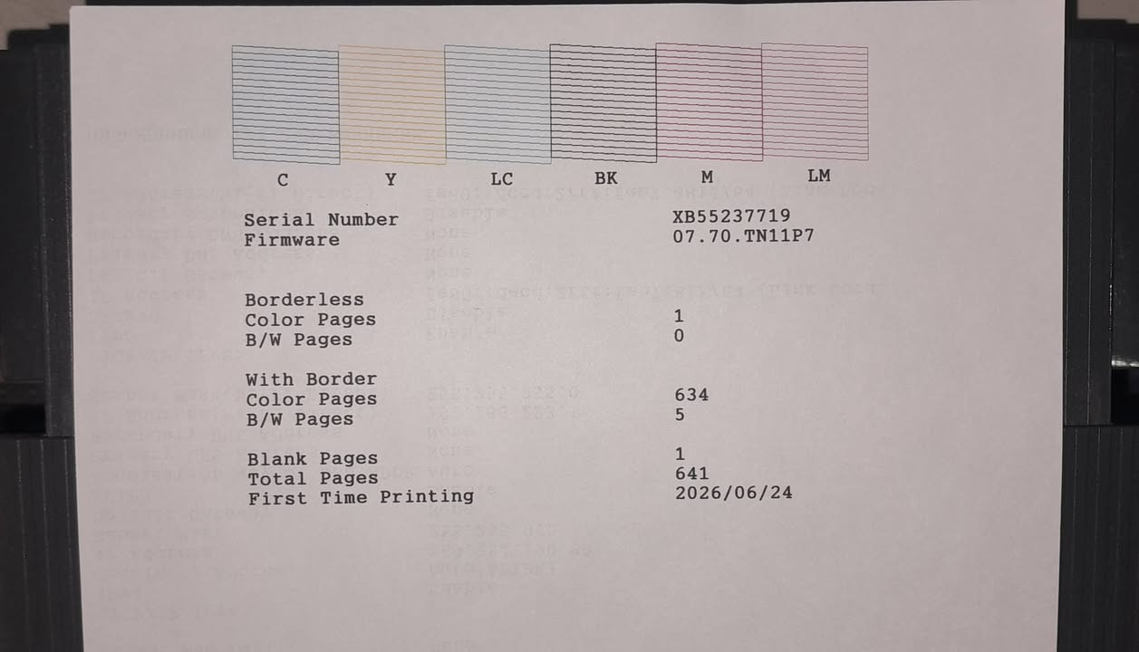موديل الطابعة: EPSON L8050
الحبر: حراري
الملحقات: كاملة مع الكاتون
تاريخ الشراء: 2026/06/24
السعر: 390 الف مع مجال بسيط
واتساب: ***********
