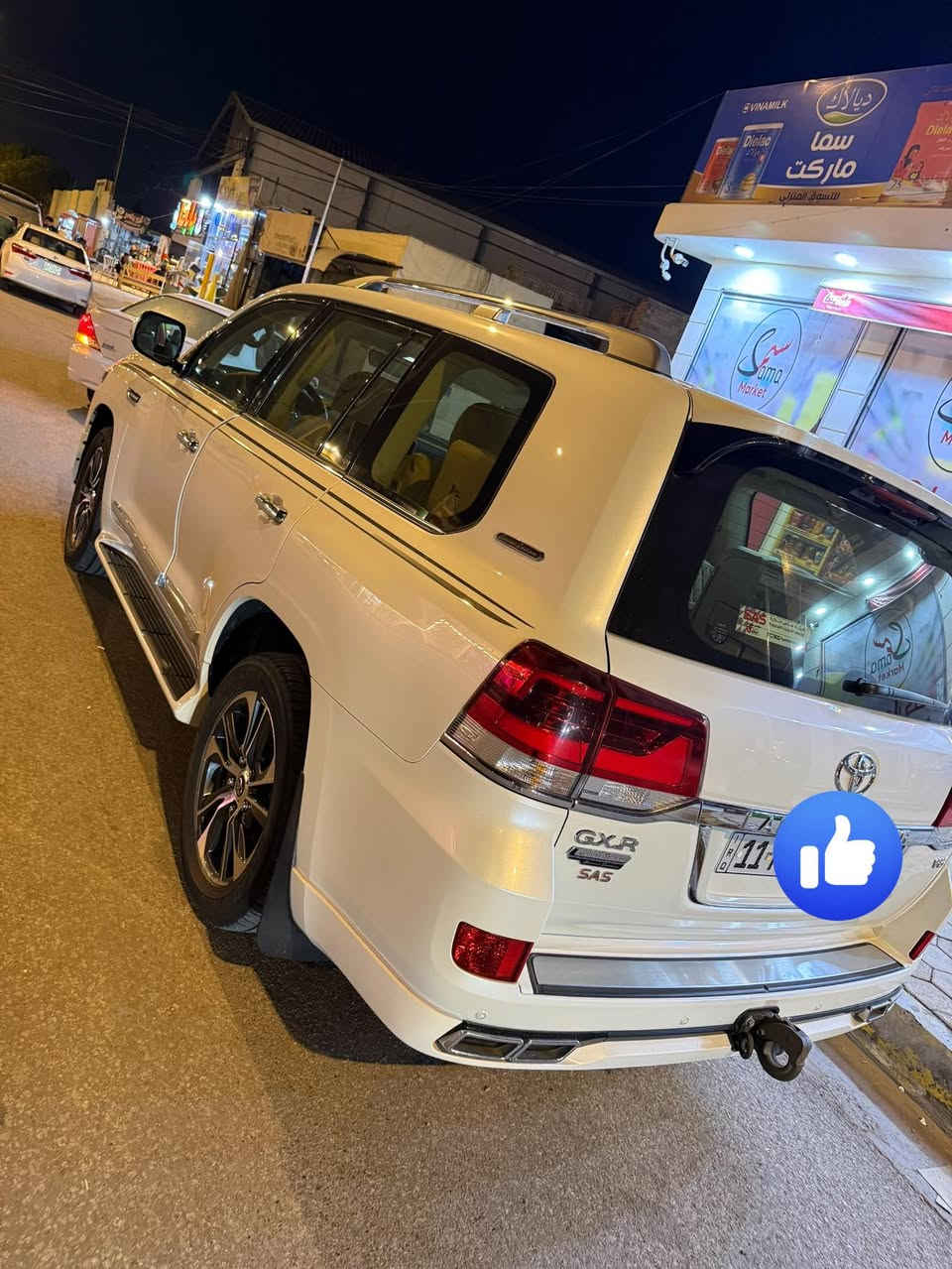 لاندكروز
موديل •••  2020 :::  SAS باب اول

_مكينه 6 سلندر … 4000 

_ فول مواصفات… ساز 

_داخل جلد بيجي 
الكشنات مغلفة 
وشرط الجلد بعدة بوضع الشركة

_شاشات

_كراسي كهرباء 

_صندوق كهرباء ( جنطة شفط ) 

_ دوسات ترحيب ضوئية 

_السيارة جديدة جدا بحالة الوكالة 

_كفالة عامة 
كلشي اصلي بيها وبوضع الشركة

ماشية / 63 الف 

مكاني رمادي 

بااسمنا تحويل مباشر 

السعر / 538 

***********
