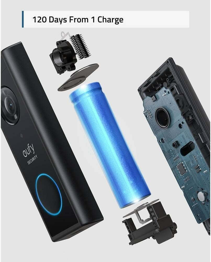 Eufy Video Doorbell eufy Security، جرس باب فيديو (يعمل بالبطارية) مع رنين، 1080 بكسل، عمر البطارية 120 يومًا، سهل التركيب، تخزين محلي مشفر، حماية بتصنيف IP65 | E8220311


**إذا كنت صاحب هذا الإعلان وتريد حذفه لأي سبب، رجاءا أرسل رسالة إلى الدعم الفني**