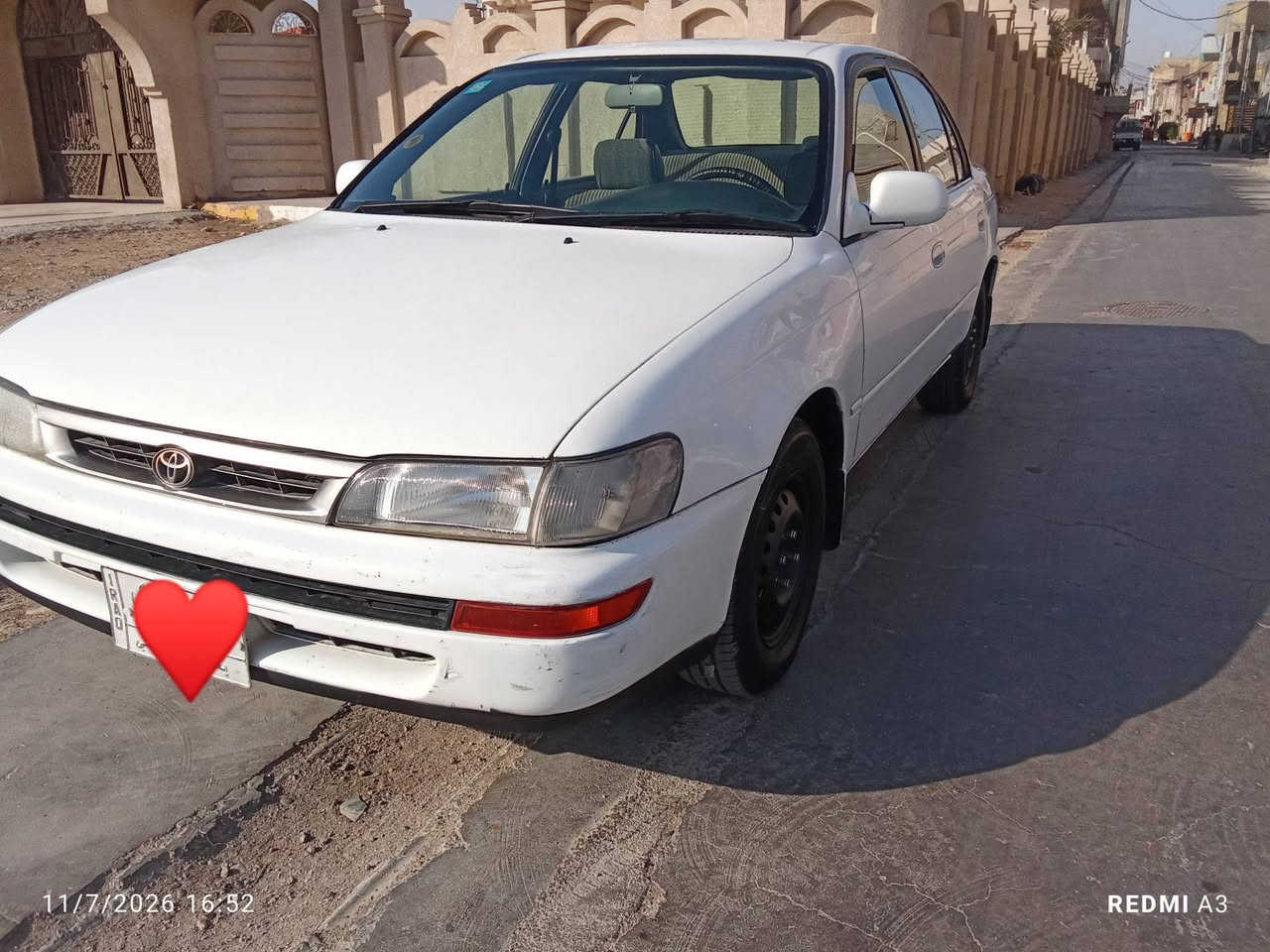 سلام عليكم كورلا للبيع موديل 1993 سياره بلاديه مابيه صبغ فقط بنيد جهازه سياره كير محرك بيه دخان من الصلصه تبريد شغال رقم بغداد سنويه ب 30 مكاني واسط النعمانيه السعر 55 وبيه مجال هاذه رقم الهاتف ***********
