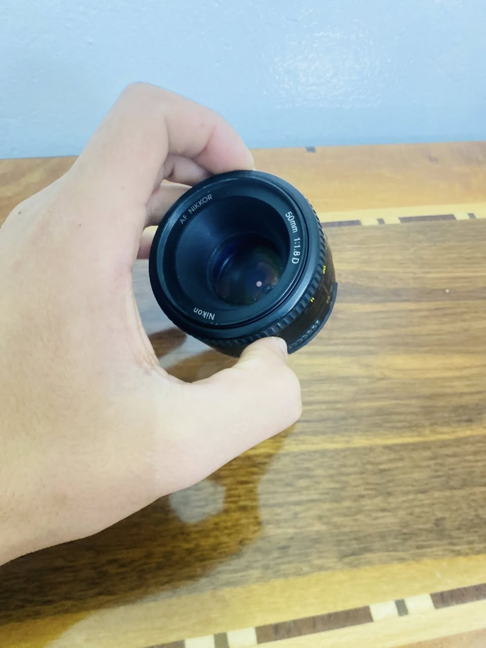 للبيع عدسه نيكون 50mm
عدسه 50mm فتحته العدسه 1.8

عدسه بحاله جيده مابيها عيب او خدوش 

سعرها 150 قابل للتفاوض 

تواصل خاص او اتصال واتس ***********

