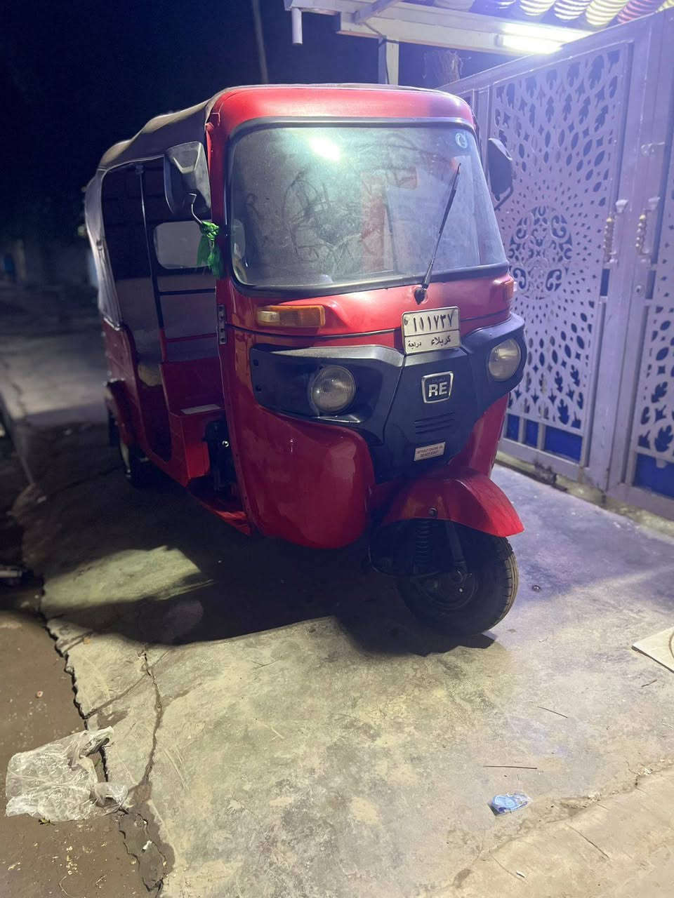 سلام عليكم تكتك مرقم 20كربلاء مشروع وطني يعني بغداد تكتك نضيفه كلش مكينه خرسه مكاني زعفرانيه رقم ***********
