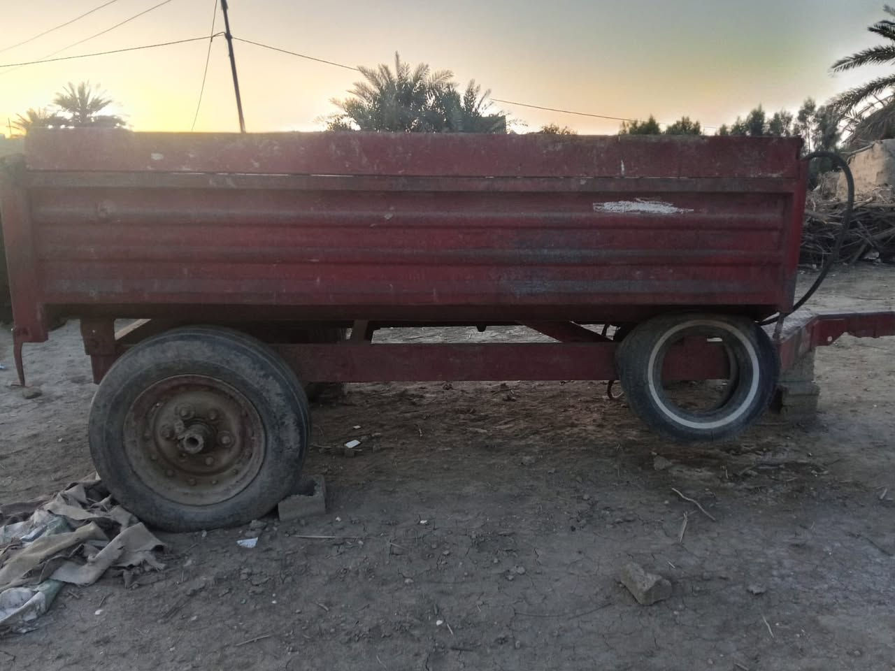 سلام عليكم عربانه للبيع جديده كلش تايرات جدد قلاب جك شغال جاهزه ***********
