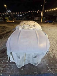 تم بحمد الله اكمال العمل على السيارة نوع  Ford Mustang صبغ بجم كامل لل...